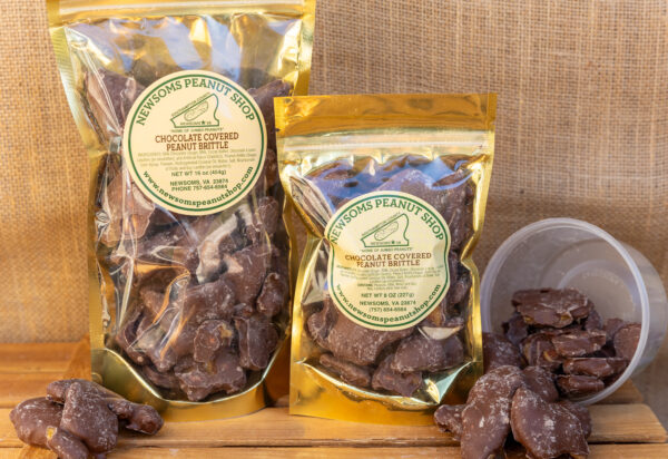 Chocolate Covered Peanut Brittle