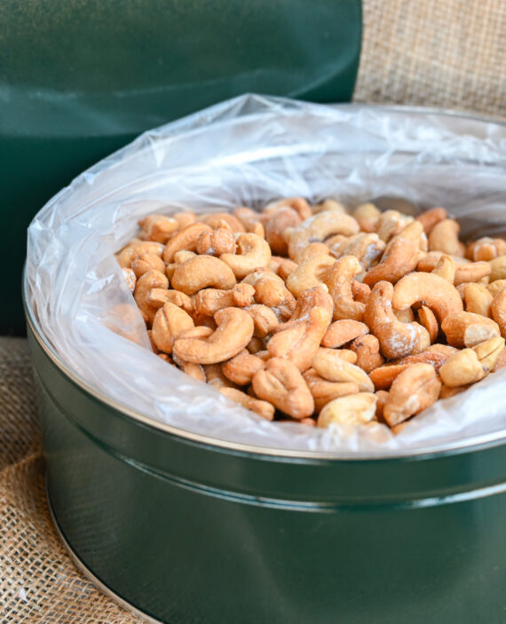 Salted Cashews Tin - 40 Oz.