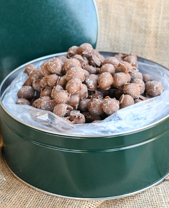 Chocolate-Covered Virginia Peanuts Tin - 40 Oz.