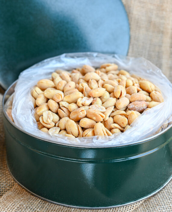 Home Cooked Salted Virginia Peanut Tin - 40 Oz.
