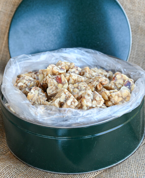 Peanut Squares Tin - 40 Oz.