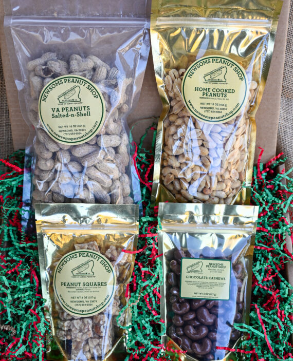 Three Pound Virginia Peanut Lover's Gift Box