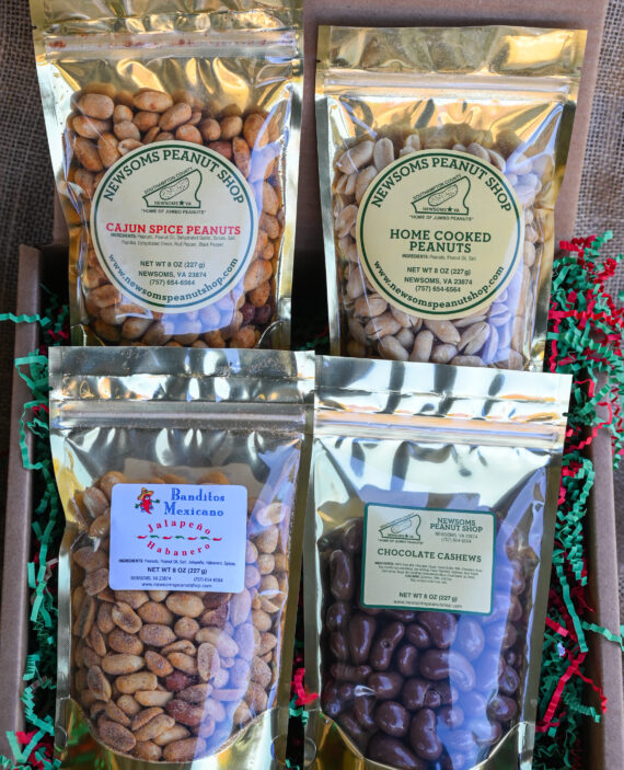 Two Pound Chocolate Spiced Variety Nut Gift Box